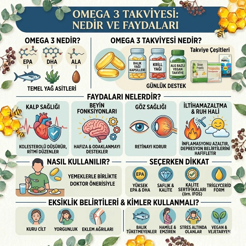 omega 3 takviyesi nedir