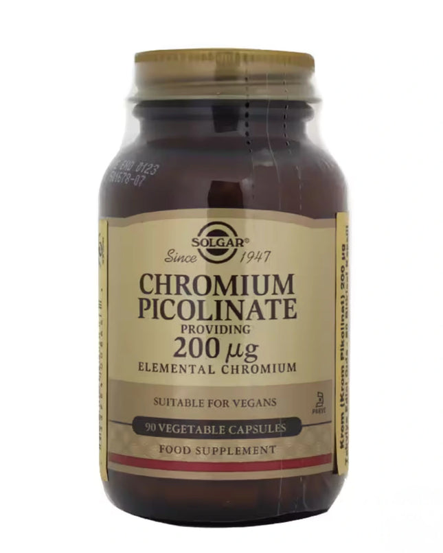 Solgar Chromium Picolinate 200 Mcg 90 Kapsül 