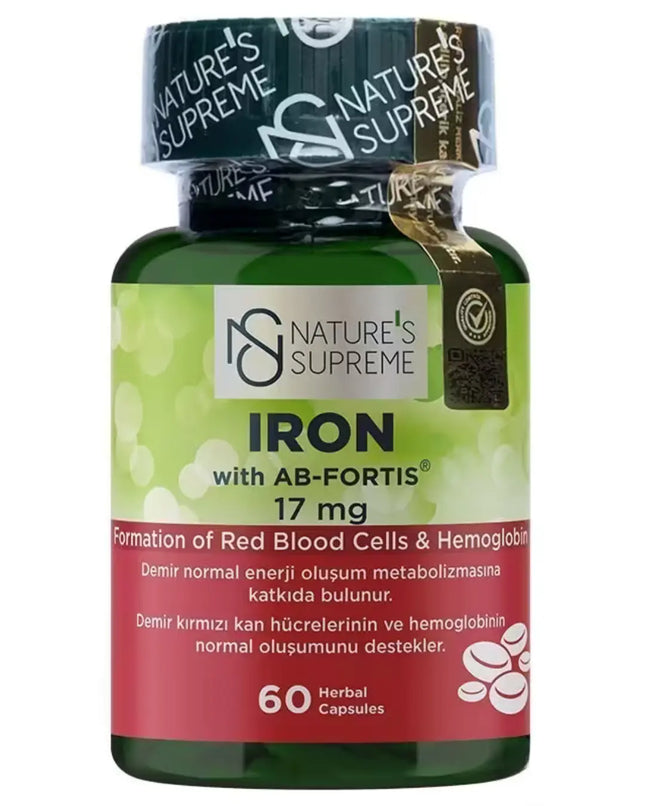Nature's Supreme Iron 17 Mg 60 Kapsül