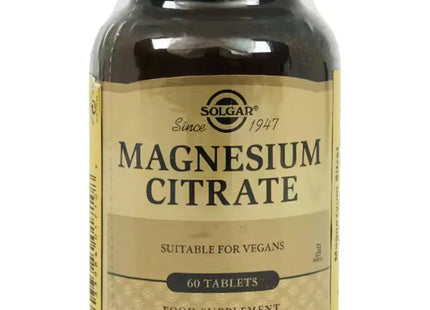 Solgar Magnesium Citrate 200 Mg 60 Tablet