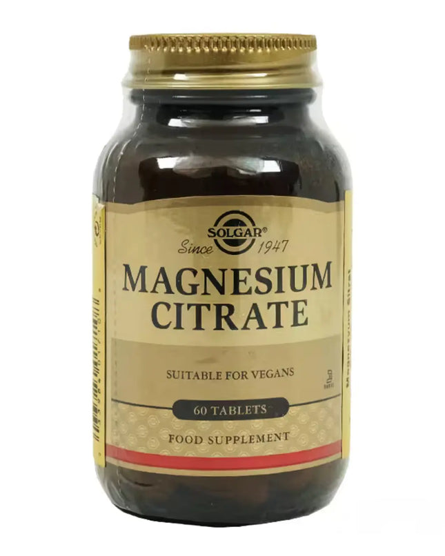 Solgar Magnesium Citrate 200 Mg 60 Tablet