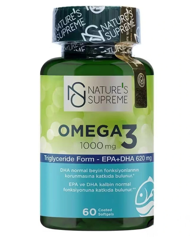 Nature's Supreme Omega 3 1000 Mg 60 Kapsül