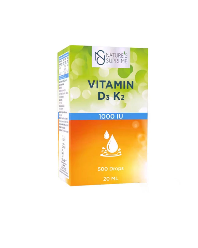 Nature's Supreme Vitamin D3 + K2 20 mL Damla