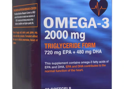 Nutraxin Omega 3 2000 Mg 60 Kapsül