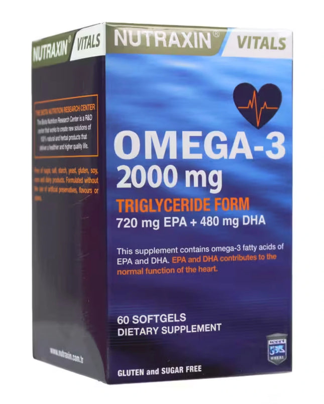 Nutraxin Omega 3 2000 Mg 60 Kapsül