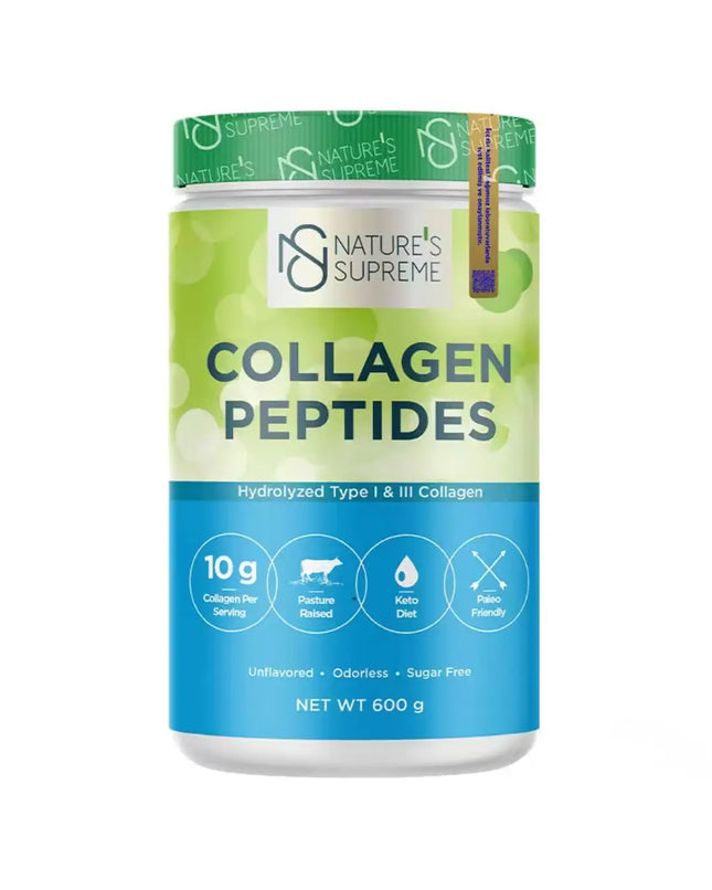 Nature's Supreme Collagen Peptides Powder 600 Gr Aromasız