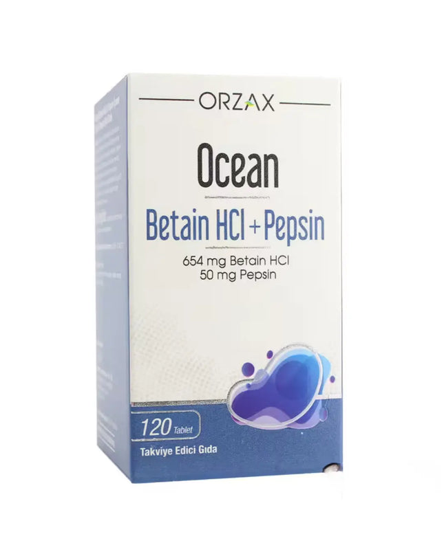 Ocean Betain HCI + Pepsin 120 Tablet