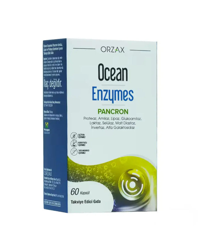 Ocean Enzymes Pancron 60 Kapsül