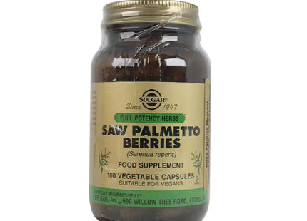 Solgar Saw Palmetto Berries 100 Kapsül