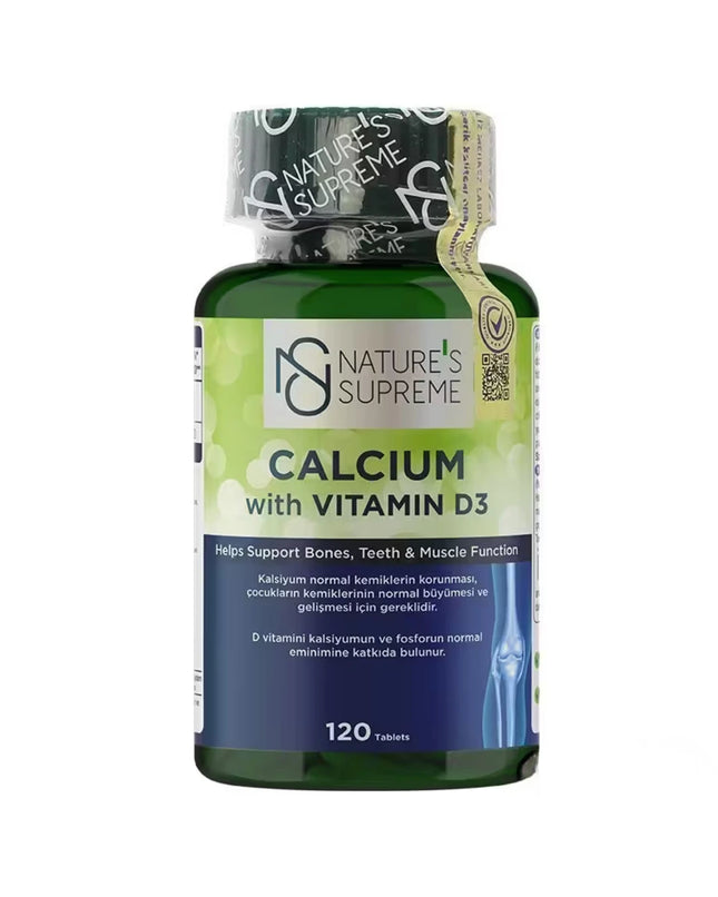 Nature's Supreme Calcium with Vitamin D3 120 Tablet