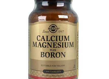 Solgar Calcium Magnesium Plus Boron 100 Tablet