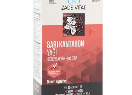 Zade Vital Sarı Kantaron Yağı 20 mL