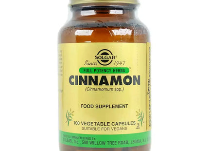 Solgar Cinnamon 100 Kapsül