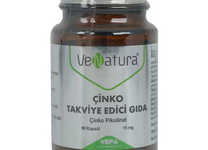 Venatura Çinko Pikolinat 15 Mg 60 Kapsül