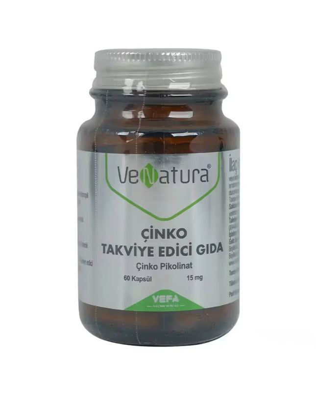 Venatura Çinko Pikolinat 15 Mg 60 Kapsül