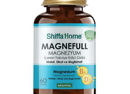 Shiffa Home Magnefull Magnezyum Malat Sitrat Bisglisinat 60 Tablet