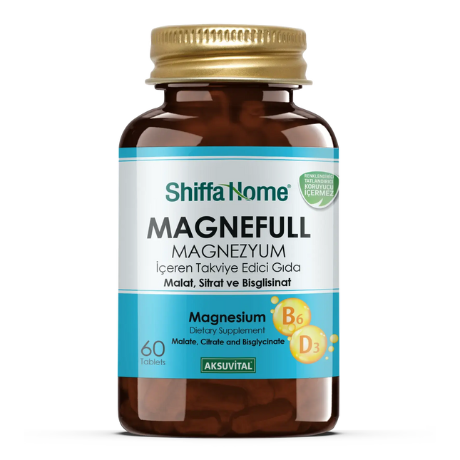 Shiffa Home Magnefull Magnezyum Malat Sitrat Bisglisinat 60 Tablet